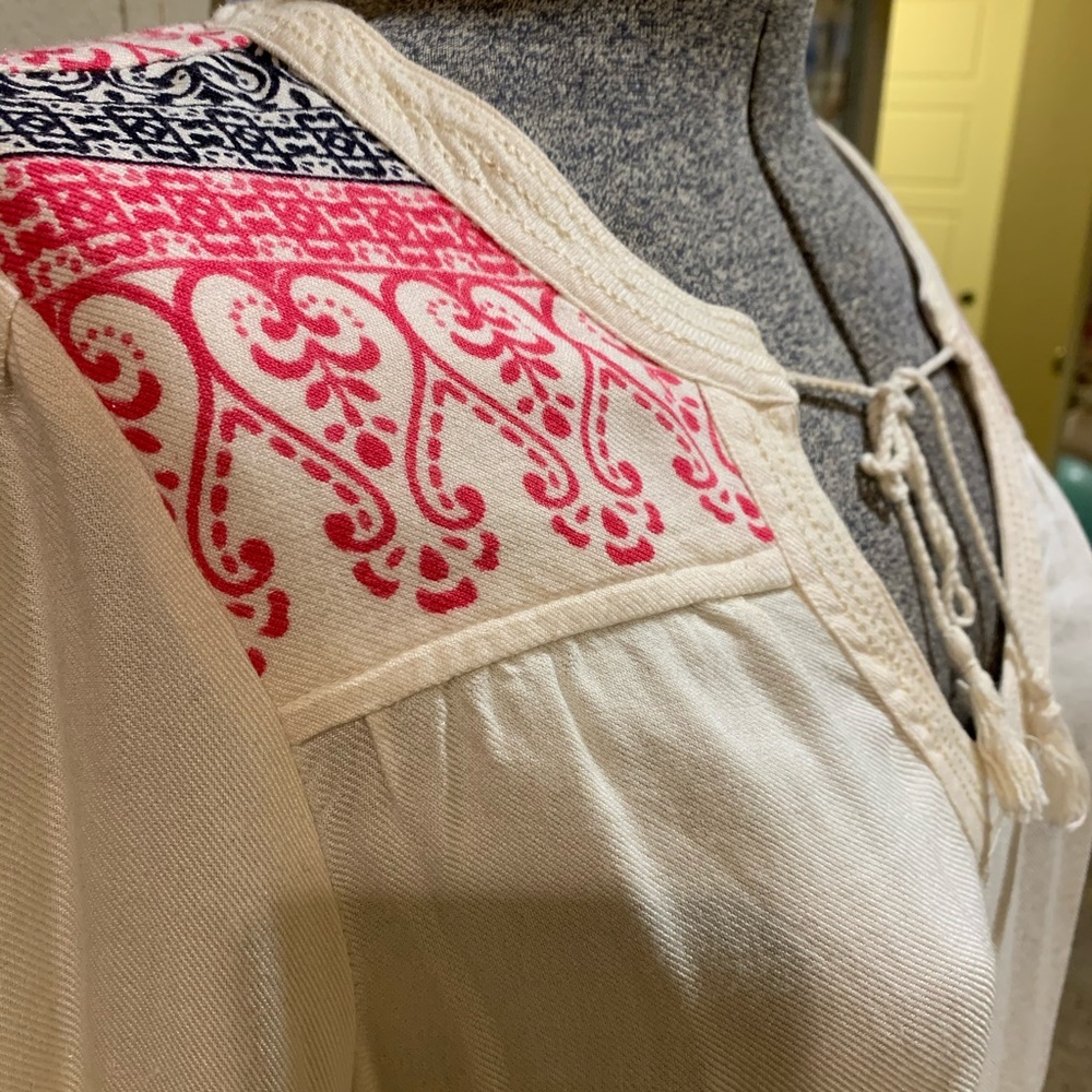 Boho Patterned Blouse - Picture 4 of 8